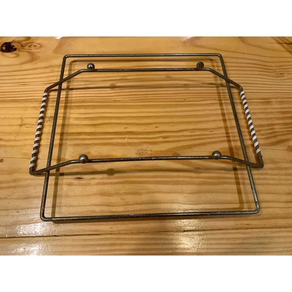 Vintage MCM Rojack Serving Square‎ Glass Gold Leaf 9